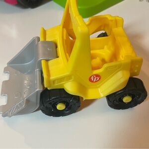 Fisher-Price little people Yellow and Gray Toy Loader